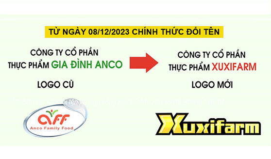 ĐỔI TÊN TỪ ANCO QUA XUXIFARM